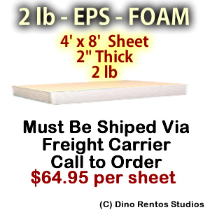 EPS Foam Sheet - 2 lb Density - 48x96x2 EPS Foam Sheet - 2 lb Density - 48x96x2