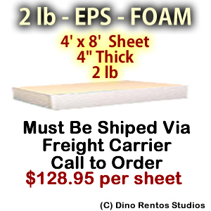 EPS Foam Sheet - 2 lb Density - 48x96x4