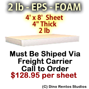 EPS Foam Sheet - 2 lb Density - 48x96x4 EPS Foam Sheet - 2 lb Density - 48x96x4