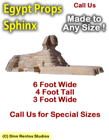 Eqyptian Sphinx Foam Display Prop Eqyptian Sphinx Foam Display Prop