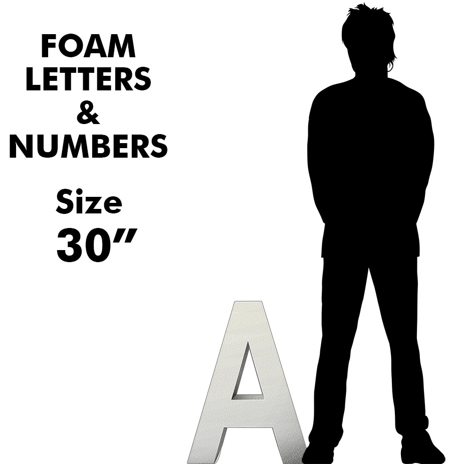Letters & Numbers 30" Letters & Numbers 30"
