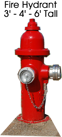Fire Hydrant Cardboard Cutout Standup Prop Fire Hydrant Cardboard Cutout Standup Prop