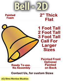 2D Foam Bell Prop 2D Foam Bell Prop
