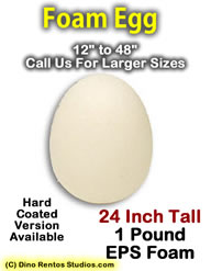24 Inch Big Egg Foam Prop 24 Inch Big Egg Foam Prop