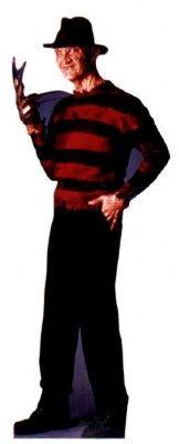 Freddy Krueger - Halloween Cardboard Cutout Standup Prop Freddy Krueger - Halloween Cardboard Cutout Standup Prop
