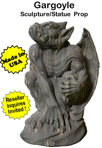 Gargoyle Foam and Concrete Sculpture/Statue Prop