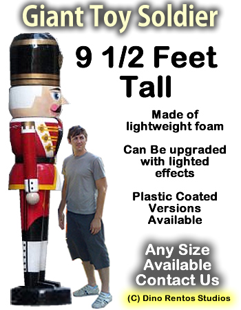 Giant Christmas Toy Soldier Foam Prop Giant Christmas Toy Soldier Foam Prop
