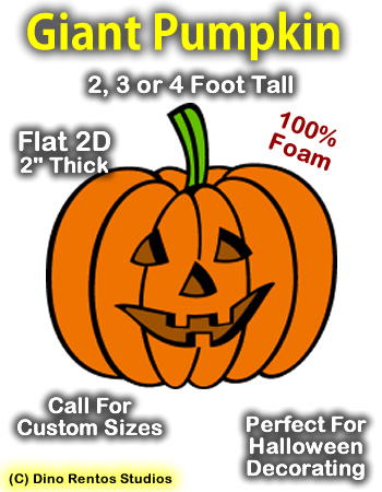 Giant Pumpkin Foam Prop Giant Pumpkin Foam Prop