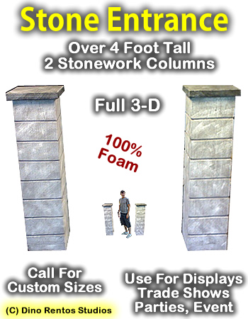 4 Foot Stone Column Entrance 4 Foot Stone Column Entrance