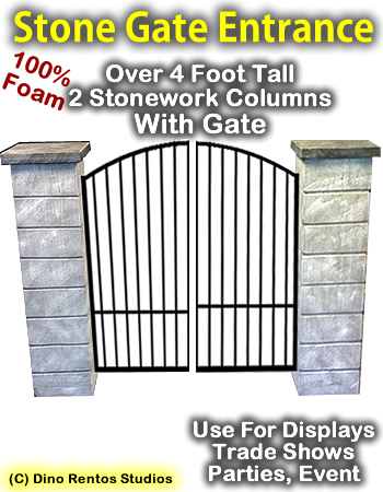 4 Foot Stone Column Entrance Gateway 4 Foot Stone Column Entrance Gateway