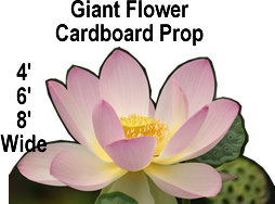 Giant Flower Cardboard Cutout Standup Prop Giant Flower Cardboard Cutout Standup Prop