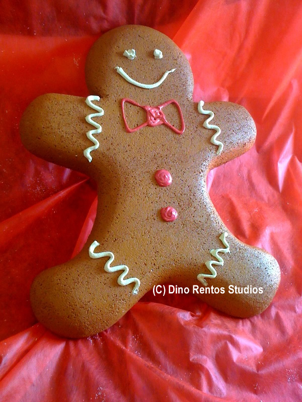 Giant Gingerbread Man Foam Prop - 12 Inches