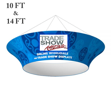 Hanging Banner Tapered Circle Shape (Style D) Hanging Banner Tapered Circle Shape (Style D)