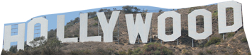 Hollywood Sign Cardboard Cutout Prop Hollywood Sign Cardboard Cutout Prop