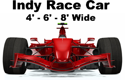 Indy Car Cardboard Cutout Standup Prop Indy Car Cardboard Cutout Standup Prop