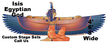 Egyptian Isis Cardboard Cutout Standup Prop Egyptian Isis Cardboard Cutout Standup Prop