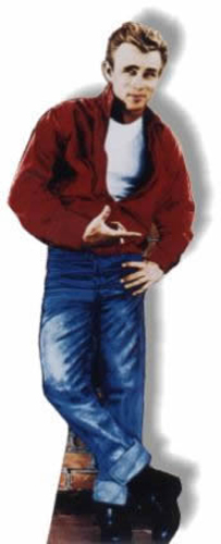 James Dean-Red Jacket Cardboard Standee James Dean-Red Jacket Cardboard Standee