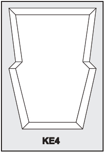 KE4 - Architectural Foam Shape - Keystone KE4 - Architectural Foam Shape - Keystone
