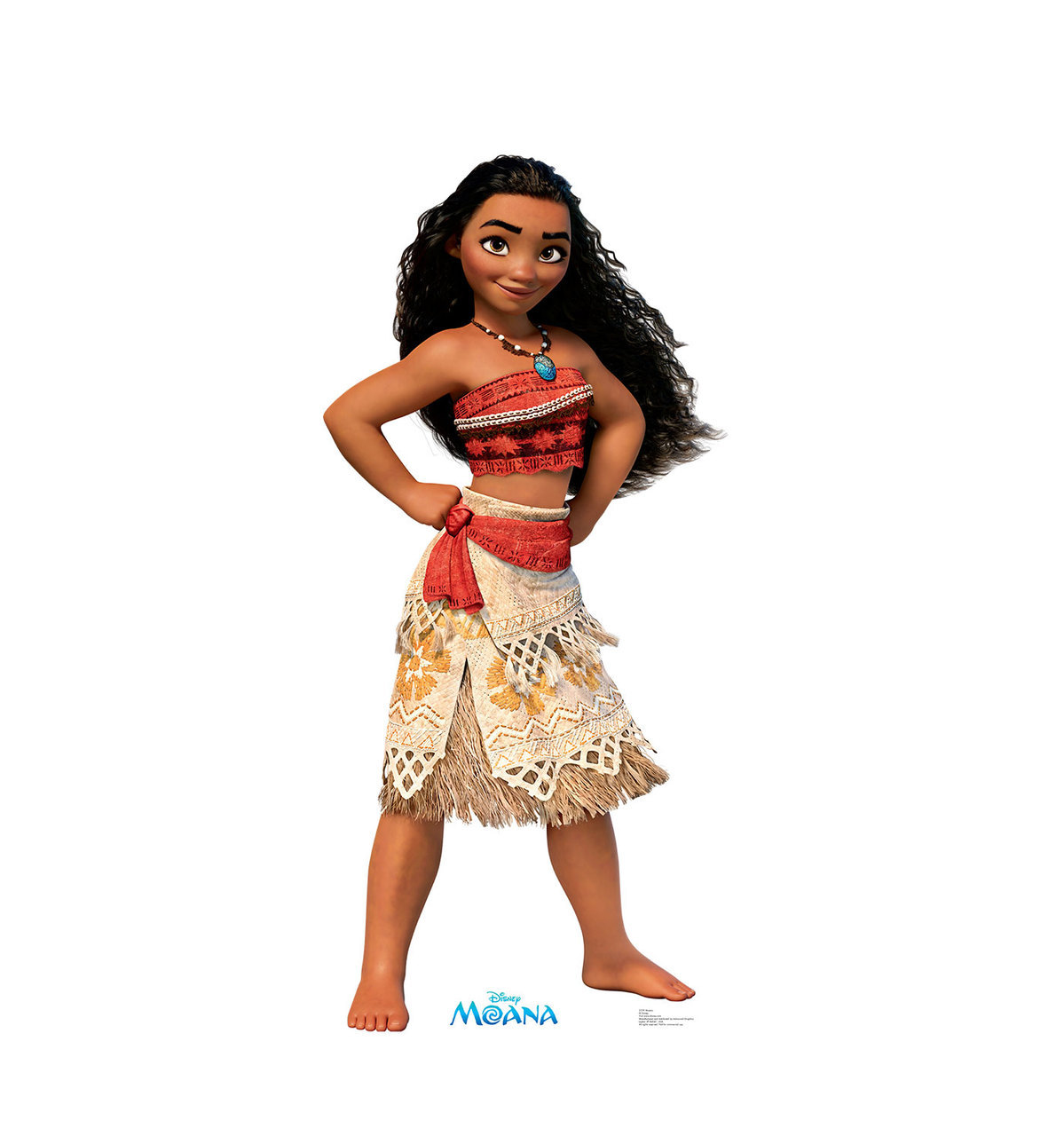 Moana- Moana Cardboard Cutout Standup Prop Moana- Moana Cardboard Cutout Standup Prop
