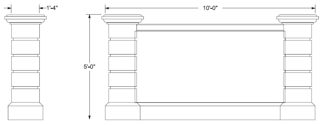 Model 13 Monument Sign