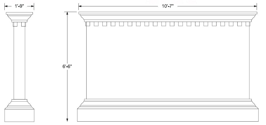 Model 14 Monument Sign Model 14 Monument Sign