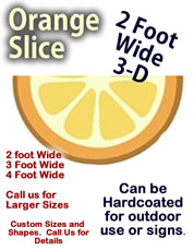 24 Inch Orange Slice Foam Prop 24 Inch Orange Slice Foam Prop