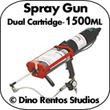 1500ml Dual Cartridge Poly Spray Gun 1500ml Dual Cartridge Poly Spray Gun