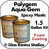 Polygem Aquagem Epoxy Plastic Foam Coating - 1.5 Gallon Kit Polygem Aquagem Epoxy Plastic Foam Coating - 1.5 Gallon Kit