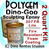 Polygem Dino-Goo 307FR Epoxy Clay Foam Coating - 2 Quart Polygem Dino-Goo 307FR Epoxy Clay Foam Coating - 2 Quart