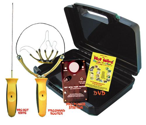 Pro 6" Hot Knife & Freehand Router Kit Pro 6" Hot Knife & Freehand Router Kit