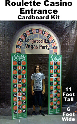 Roulette Entrance Cardboard Cutout Standup Roulette Entrance Cardboard Cutout Standup