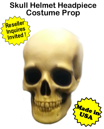 Skull Helmet Costume Prop Halloween