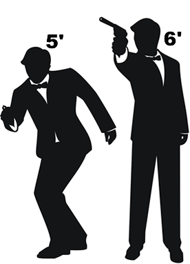 Spy Silhouettes Cardboard Cutout Standup Prop Spy Silhouettes Cardboard Cutout Standup Prop