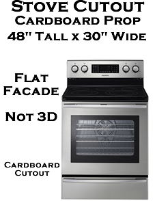 Stove Cardboard Cutout Standup Prop Stove Cardboard Cutout Standup Prop