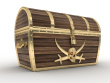 Treasure Chest Cardboard Cutout Standup Prop Treasure Chest Cardboard Cutout Standup Prop