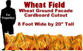 Wheat Field Cardboard Cutout Standup Prop Wheat Field Cardboard Cutout Standup Prop