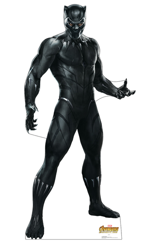Black Panther Marvel Cardboard Cutout Standup Prop Black Panther Marvel Cardboard Cutout Standup Prop