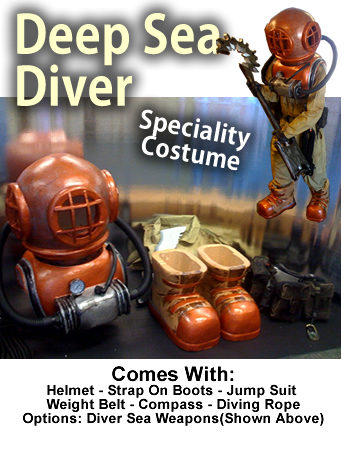 Deep Sea Diver Costume/Mascot Deep Sea Diver Costume/Mascot