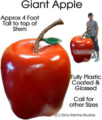 3 Foot Apple Foam Prop 3 Foot Apple Foam Prop