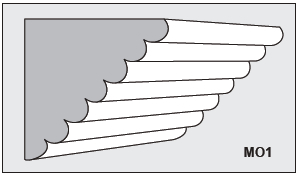 M01 - Architectural Foam Shape - Molding M01 - Architectural Foam Shape - Molding