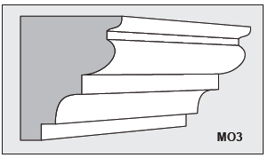 M03 - Architectural Foam Shape - Molding M03 - Architectural Foam Shape - Molding