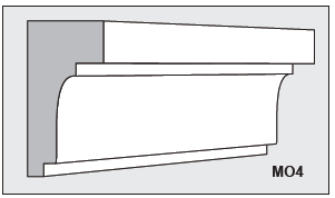 M04 - Architectural Foam Shape - Molding M04 - Architectural Foam Shape - Molding