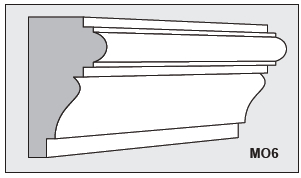 M06 - Architectural Foam Shape - Molding M06 - Architectural Foam Shape - Molding