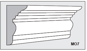 M07 - Architectural Foam Shape - Molding M07 - Architectural Foam Shape - Molding
