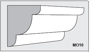 M010 - Architectural Foam Shape - Molding M010 - Architectural Foam Shape - Molding