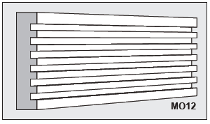 M012 - Architectural Foam Shape - Molding M012 - Architectural Foam Shape - Molding