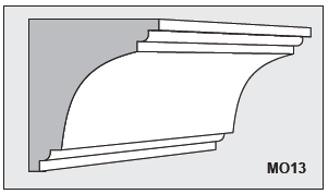 M013 - Architectural Foam Shape - Molding M013 - Architectural Foam Shape - Molding