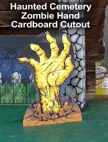 Zombie Hand Cardboard Cutout Standup Prop Zombie Hand Cardboard Cutout Standup Prop