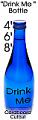 Drink Me Bottle Cardboard Cutout Standup Prop