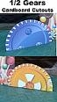 Half Gears Cardboard Cutout Standup Prop (Set of 2)